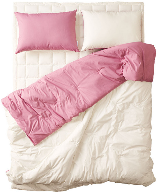 바디럽 바스락 단면 컬러 패드, 스노우화이트