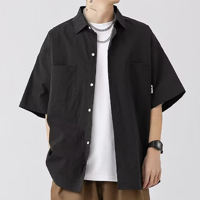 인피어스 남성용 포켓 반팔 셔츠 I263-48