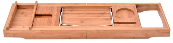 길이 조절 욕조 거치대, 1개