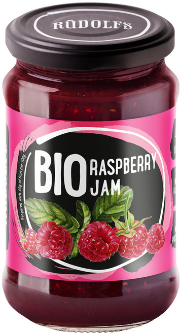 RUDOLFS 유기농 라즈베리잼, 400g, 1개