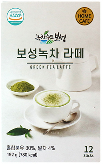 녹차수도보성 보성녹차라떼 분말, 16g, 12개입, 1개