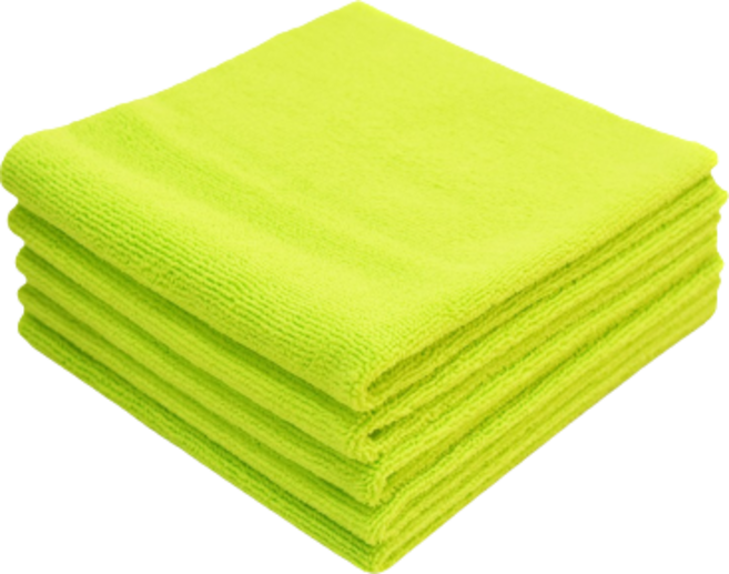 잇츠윈 멀티 다용도 타월, 네온그린, 5개