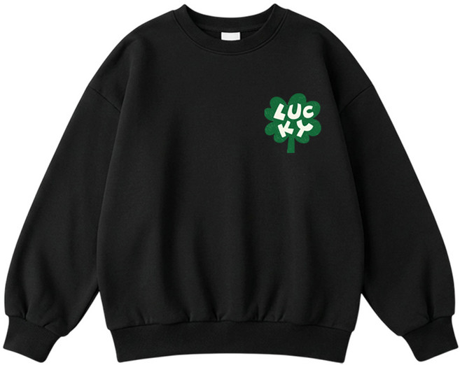 제니키즈오버핏네잎클로버맨투맨JN1097M