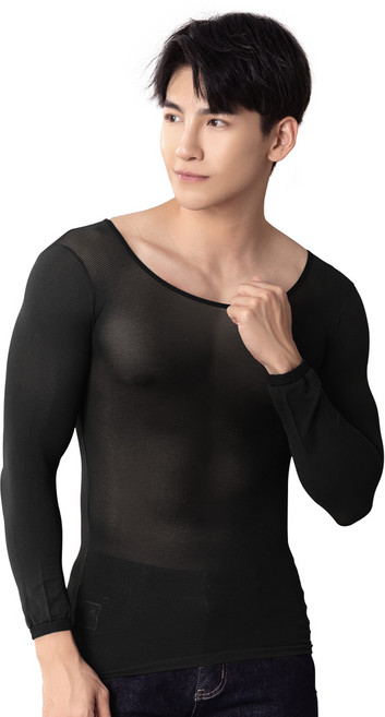 GIAT 吉亞特 男款 石墨烯彈力保暖發熱衣 台灣製