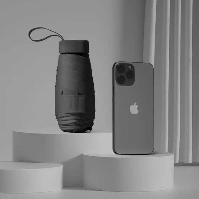 삭스판다 UV 자외선 차단 초경량 5단 미니 우산 양산