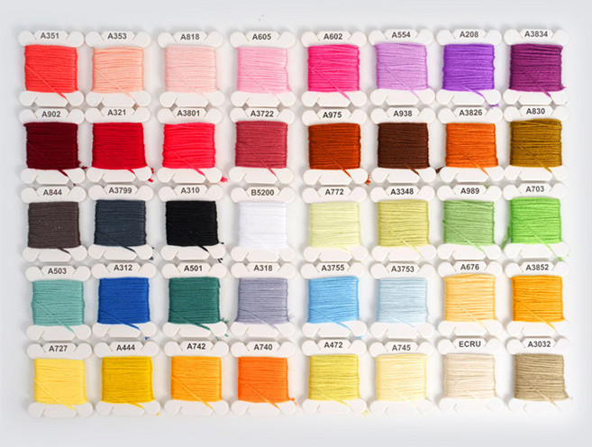 마다꾸미 십자수용 실 40색 + 케이스 기본 세트, 혼합색상, 1개