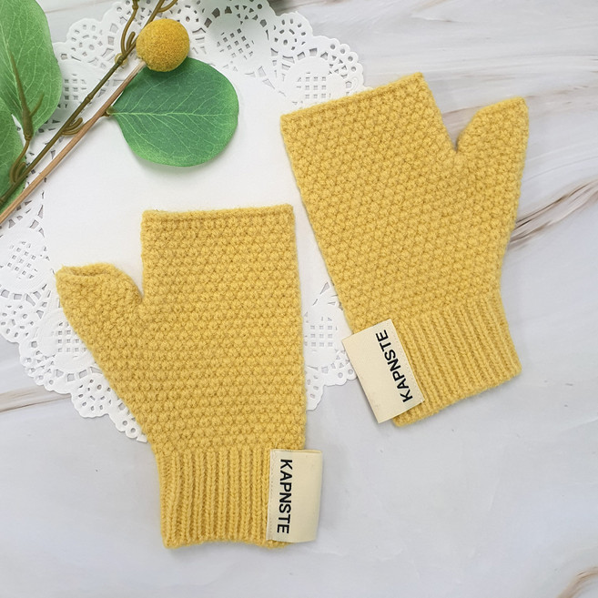 우주아이 아동용 쫀쫀와플 니트핸드워머