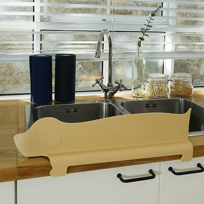 부엌다옴 실리콘 싱크대 물막이, 강아지, 1개