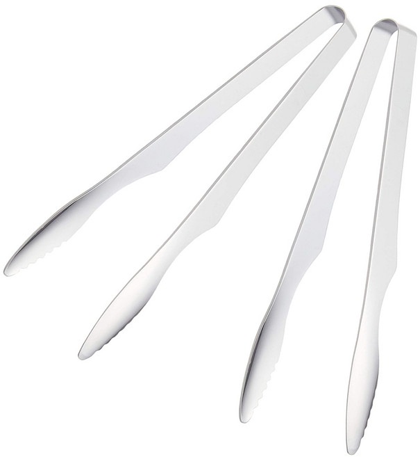 타나베 스텐레스 스탠드 미니 고기 집게 150mm, 2개