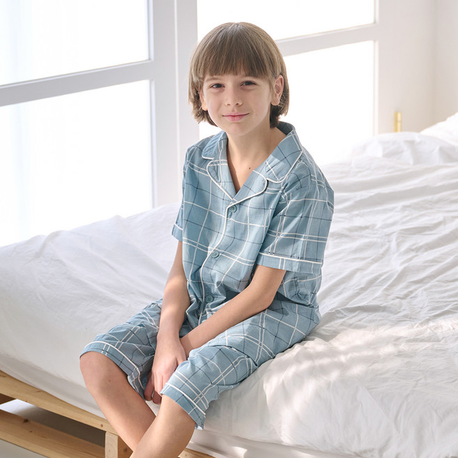 메종마밤 아동용 유니크 5부 잠옷 상하의 세트