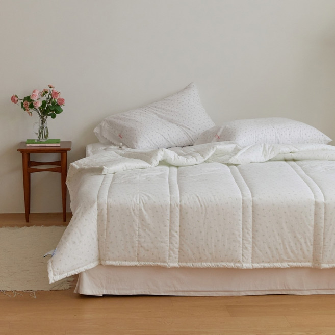 마틸라 리틀슬리피 60수 아사 순면 레이스 차렵이불