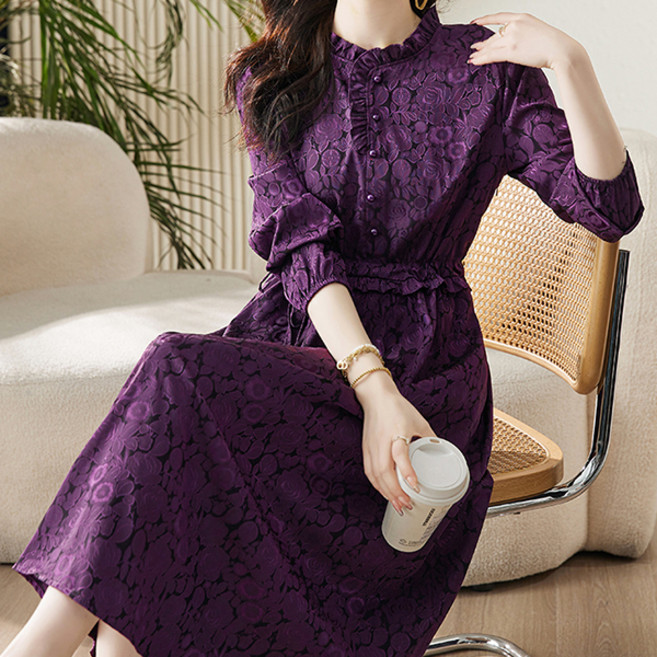 포플러앤씨 피아논 새틴 원피스 빅사이즈 포함