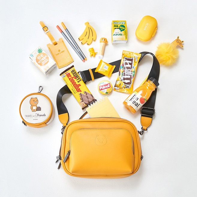 카카오프렌즈 트래블위드 프렌즈 토트 크로스백
