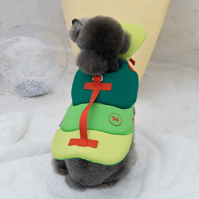 도그아이 강아지 플로트 구명조끼, 포레스트, 1개