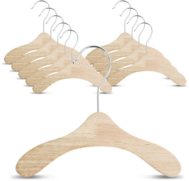 딩동펫 반려동물 원목 옷걸이 베이직형, 10개