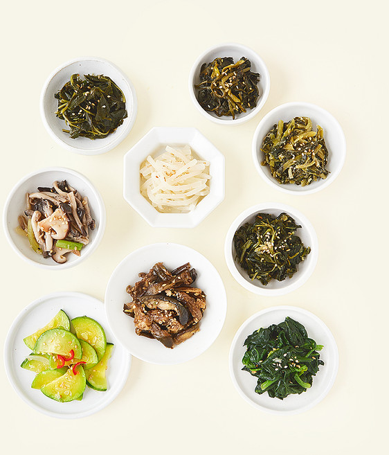 정미경키친 국내산 나물 모둠 9종 세트, 300g, 1세트