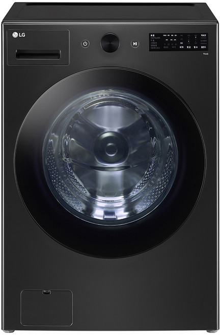 LG전자 트롬 오브제컬렉션 세탁기 24kg 방문설치, 스페이스 블랙, FG24KN