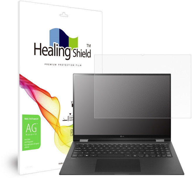 힐링쉴드 LG 그램360 16T90P 16TD90P 전용 저반사 지문 방지 액정보호필름, 1개