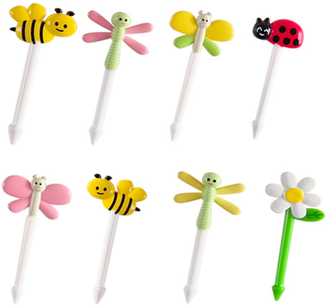 큐트미 아기자기 큐트미 나비와 잠자리친구 8종 세트 MP378, 8개입, 1세트