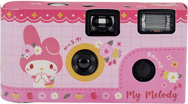 산리오 일회용 필름카메라, 1개, 마이멜로디