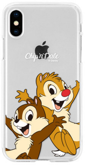 칩앤데일 투명 젤리 휴대폰 케이스