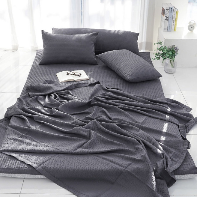 스코홈 여름 냉감 시어서커 요 4종 세트