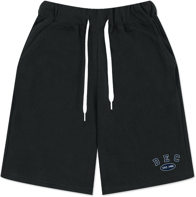 디엘크리 DEC 아치 로고 스웨트 트레이닝 반바지