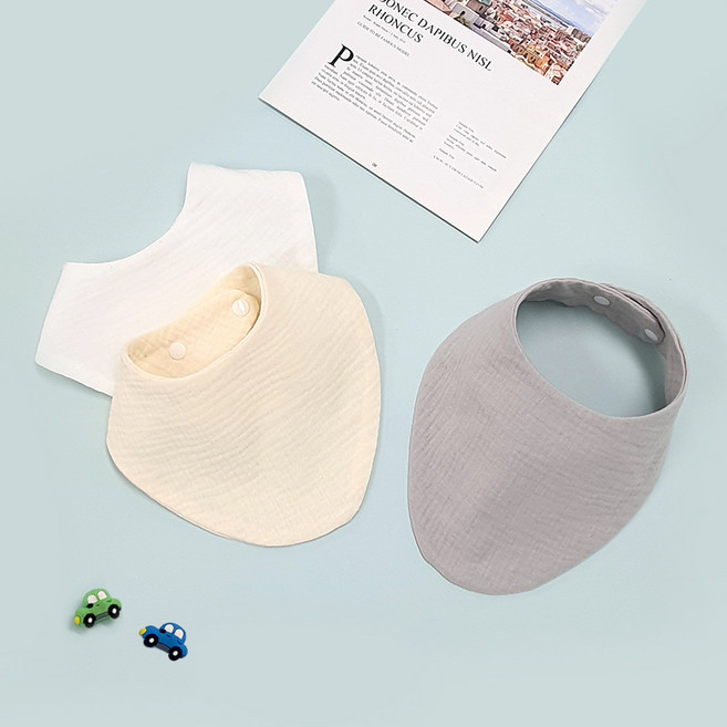 우주아이 남아용 까꿍요루 삼각스카프빕 3종 세트