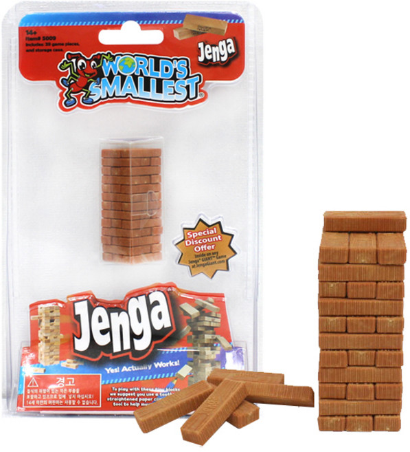 월드스몰레스트 젠가, 혼합색상, 1개