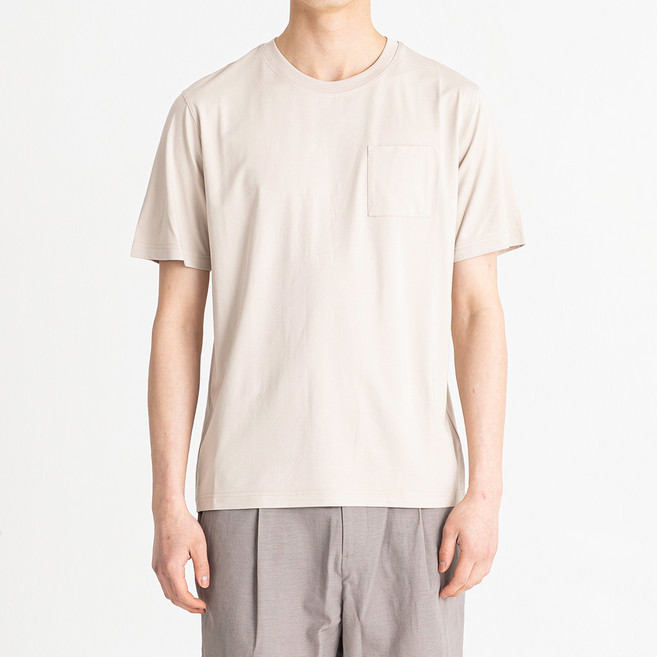 킨록 남성용 실켓 라운드 베이직 티셔츠