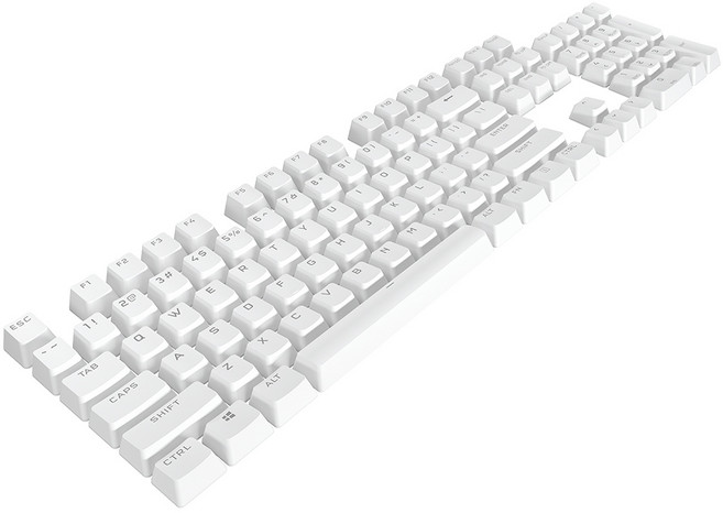 CORSAIR 海盜船 DOUBLE SHOT PRO PBT 韓語鍵帽, 白色, 單品