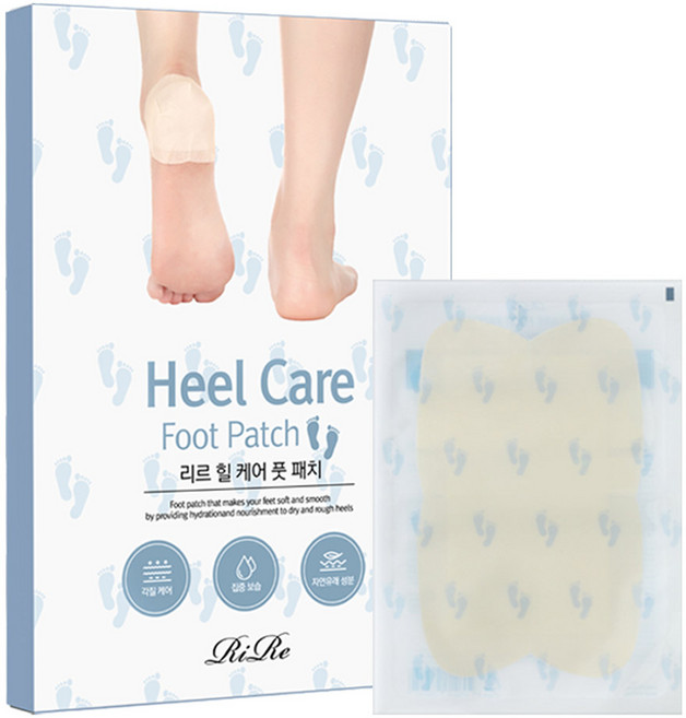 리르 힐 케어 풋 패치, 10개입, 1개