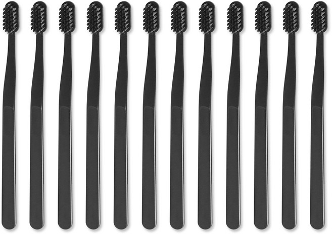 생활도감 벌집 칫솔 블랙, 1개입, 12개