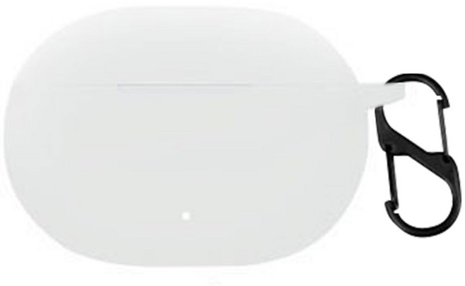 구스페리 비츠 스튜디오 버즈 이어폰 실리콘 케이스 + 카라비너, 화이트, 1개