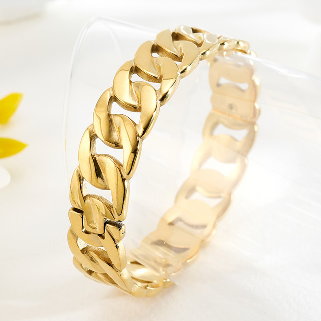 노이드비 볼드한 기본 하드체인 뱅글팔찌