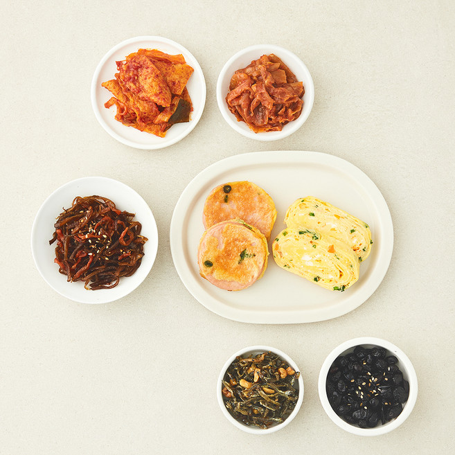 비움반찬 도시락 반찬 7종 세트 270g, 1세트
