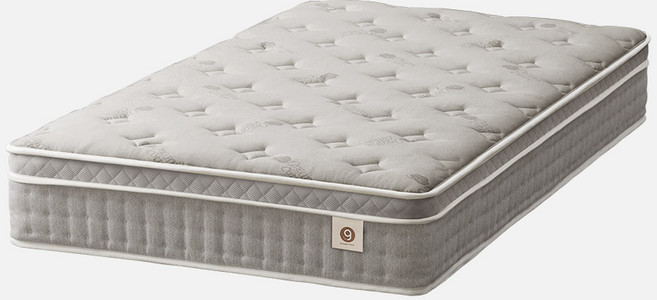 젠티스 허리탄탄 유로탑 본넬스프링 매트리스 방문설치, 그레이, 260mm