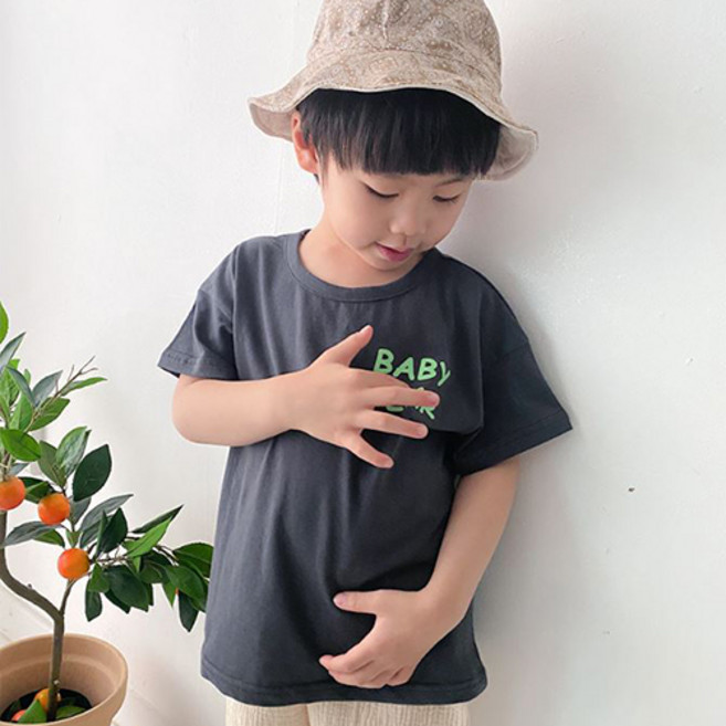 아도르베베 아동용 통기성 크레용 반팔티