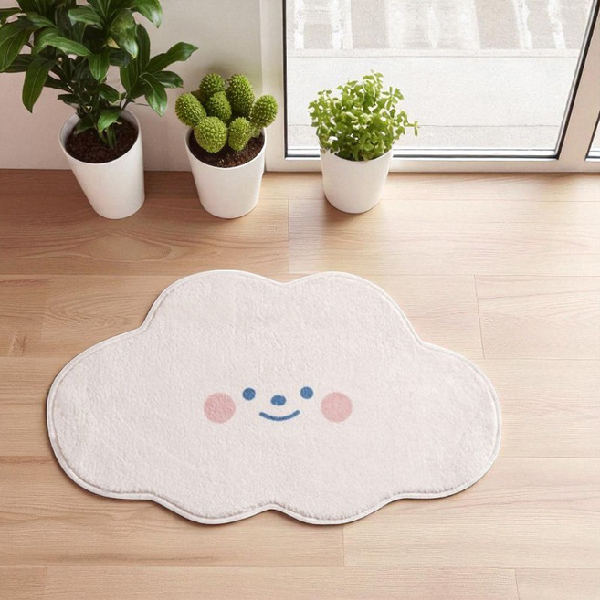 헬로젬 귀여운 꾸물 프렌즈 러그 발매트, 몽글이