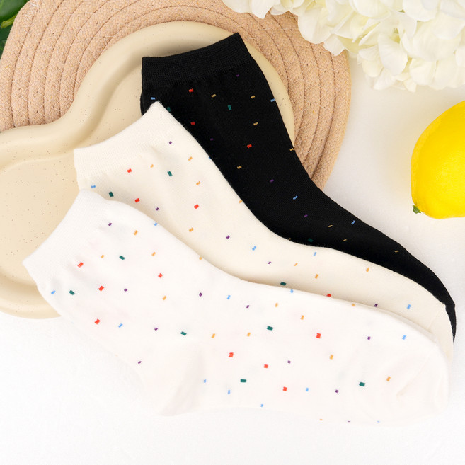 박군 여성용 러블리 양말 3켤레 세트