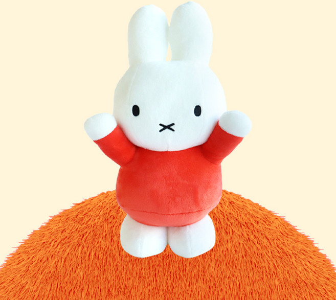 Mania Little Miffy STANDING 絨毛娃娃, 橘色, 30cm, 1個