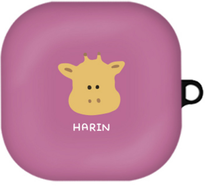 하곰이 마이네임 갤럭시 버즈프로 하드 케이스, 하린이, 1개