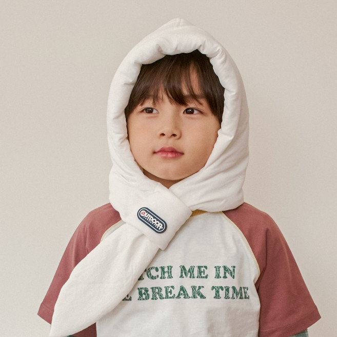 아웃도어프로덕츠 키즈 패딩 후드 머플러