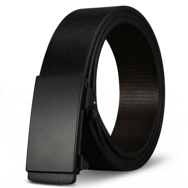 조은마음 가죽 캐주얼 자동 버클 정장 벨트