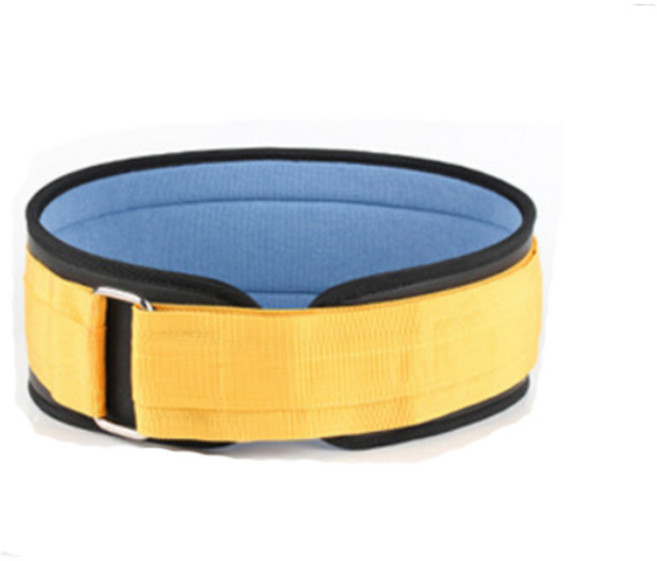 에어 피트니스 훈련 허리 벨트, 1개, 02 옐로우