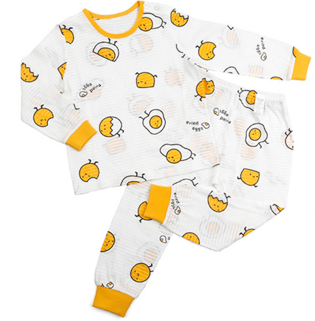 메이키즈 아동용 에그퐁당 9부 쟈가드 상하 세트