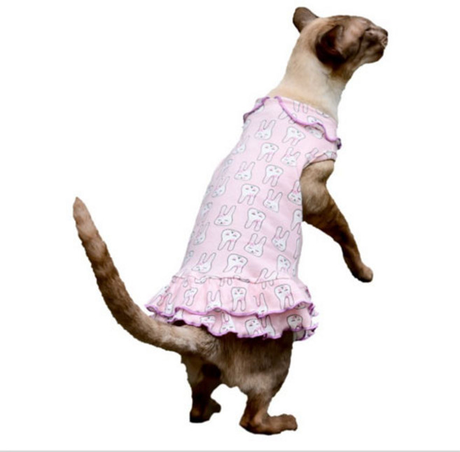 고양이 프린세스 캣츠 여름 스커트 P533, 혼합색상, 1개