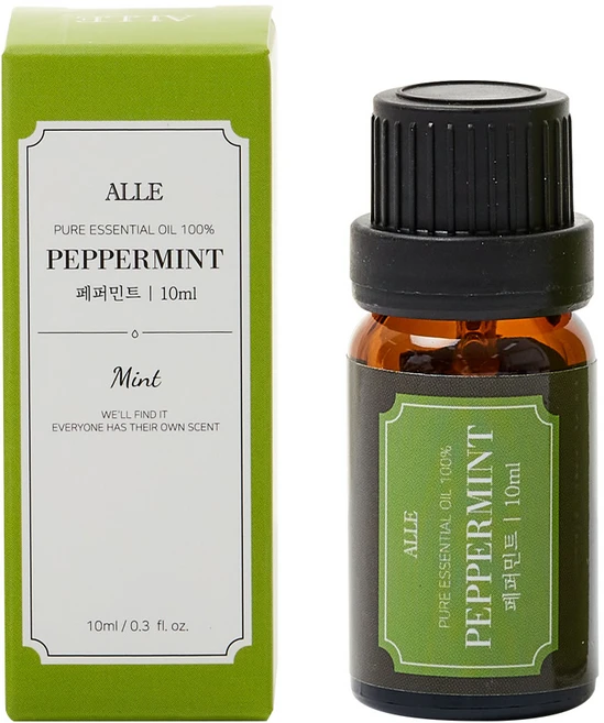 알레 퓨어 에센셜 오일 백프로 페퍼민트향, 10ml, 1개 - 쿠팡