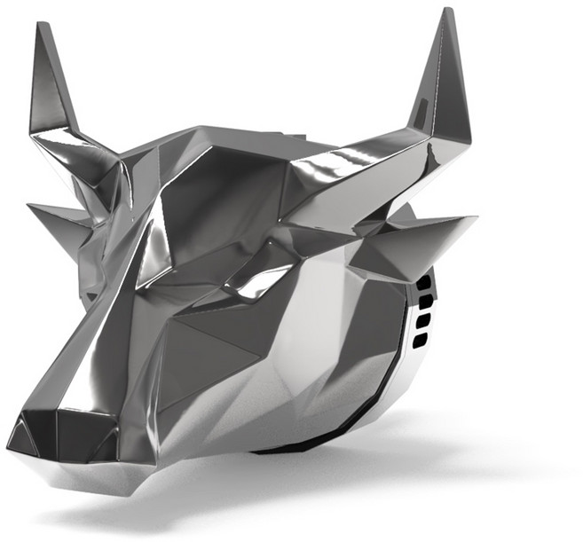 로벤트불 황소 차량용 방향제 스틸그레이, 1개, 클린코튼