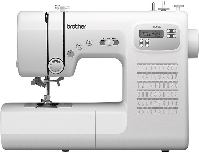 부라더 스마트 전자 퀼트미싱, FS60X, 화이트